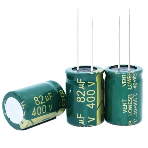 Miniatura 9 de 20 condensadores electrolíticos de 10 UF/400 V, condensadores electrolíticos de aluminio de alta frecuencia para refrigerador, TV, monitor LCD