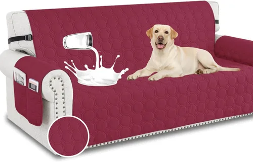 Miniatura 16 de XINEAGE Funda 100% impermeable para silla y sofá para mascotas, funda antideslizante para sofá, fundas lavables para silla, protector de muebles