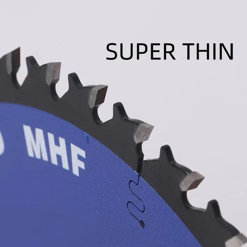 Miniatura 5 de 3-3/8" (85mm)-24T, hoja de sierra circular de trabajo de madera, eje 0.591 in con 3/8"(10mm) Wahser, para laminado, tablero de chapa, madera