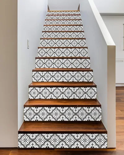 Miniatura 36 de FLFK Calcomanías para escaleras - Adhesivos para escaleras, Calcomanías autoadhesivas para escalones de Sunrise Coast, para decoración del hogar