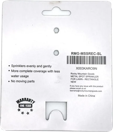 Miniatura 2 de Rocky Mountain Goods Rociador circular de metal para césped/jardín, cubre un área de hasta 30 pies de diámetro, ideal para riego de césped pequeño a