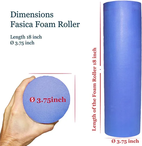 Miniatura 8 de Rodillo de espuma para dolor muscular en la parte trasera de la pierna, tamaño pequeño, de densidad dura, EVA, rollo de recuperación muscular