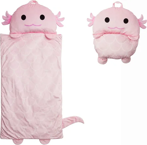 Miniatura 15 de Tapete para siesta preescolar con personaje de Nap Buddies para niños, saco de dormir con almohada para guardería, a partir de 3 años Cordero