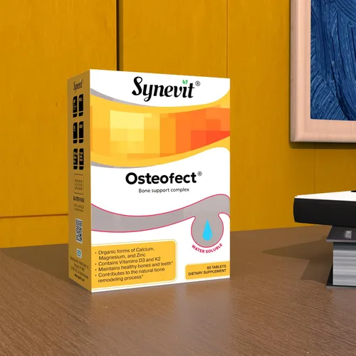 Miniatura 3 de Osteofect Complejo de apoyo óseo, calcio orgánico con vitamina D3 y K2, magnesio y zinc, apoya huesos y dientes saludables, 60 cápsulas vegetales