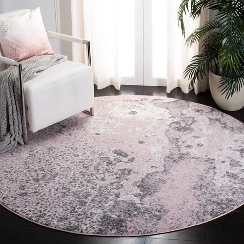 Miniatura 16 de SAFAVIEH Glacier Collection GLA124U - Alfombra moderna abstracta que no desprende pelusa, para sala de estar y dormitorio, 2 pies 3 pulgadas x 4