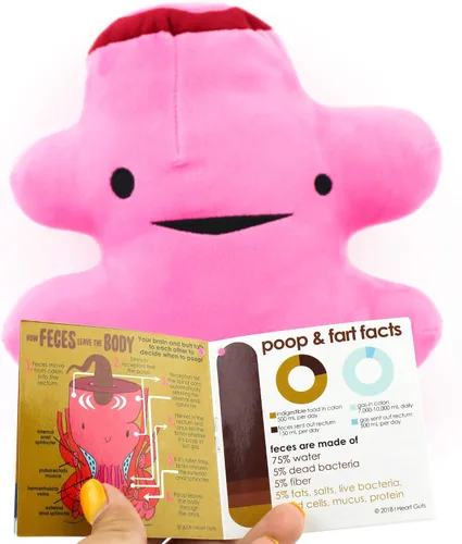 Miniatura 5 de I Heart Guts Rectum Plush – Lindo juguete educativo de órgano para hemorroides y cirugía colorrectal – Divertido regalo de recuperación