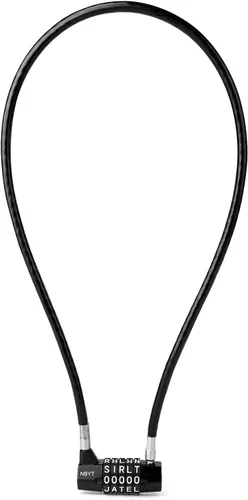 Miniatura 7 de Cerradura de combinación reiniciable de 5 palabras, cerradura de letra, candado de seguridad para el hogar con cable antirrobo de 0.315 pulgadas