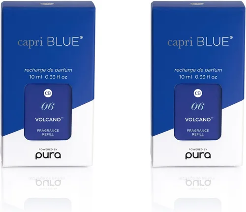 Capri Blue Pura Smart Home - Recambios de difusor enchufable – Volcán con un aroma tropical y cítrico – Recambios de difusor de aromaterapia de