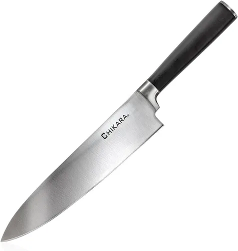Miniatura 3 de GINSU Cuchillo Santoku forjado serie Chikara de 7 pulgadas - Cuchillo de cocina de acero inoxidable 420J prémium
