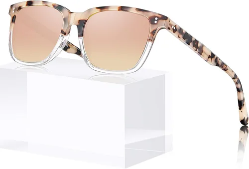 Miniatura 89 de Carfia Chic - Lentes de sol polarizados para mujer, protección UV400, marco de acetato pulido a mano