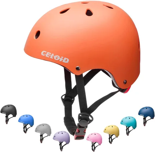 Miniatura 13 de Casco de bicicleta para niños, cascos de patineta para niños de 2 a 3 a 5 a 8 a 14 años, ajustable, multideporte, bicicleta, patinaje, fútbol