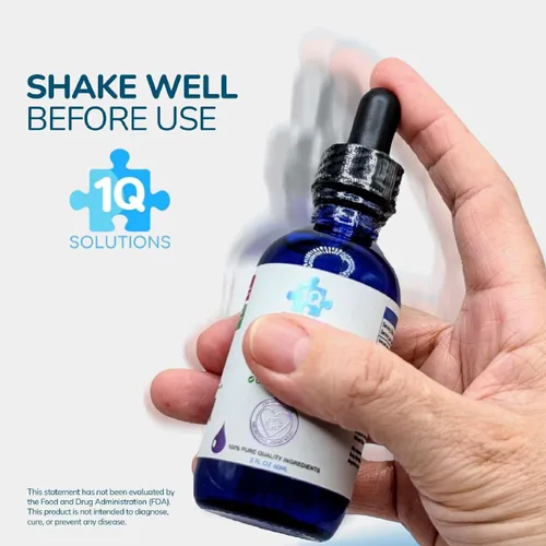 Miniatura 8 de 1Q Focus – Gotas naturales de apoyo cognitivo y cerebral líquido para niños Acetil L-carnitina + B1, B6, B12 y folato Sin azúcar, vegano, sin
