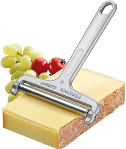 Miniatura 6 de Westmark Alemania - Cortadora de quesos de alambre de acero inoxidable resistente, ángulo ajustable (gris), 7 x 3.9 x 0.2 pulgadas