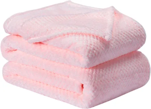 Miniatura 77 de Manta o manta mullida para bebé, suave, cálida y acogedora manta de vellón coral para niños pequeños, bebés o recién nacidos, para cuna, cochecito