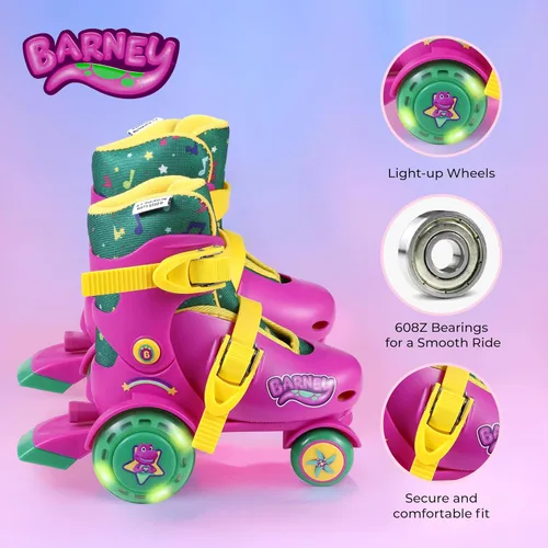 Miniatura 2 de Patines de entrenamiento para niños, ruedas iluminadas, rodamientos ABEC 5, material de PVC duradero, forro de espuma para zapatos, perfectos