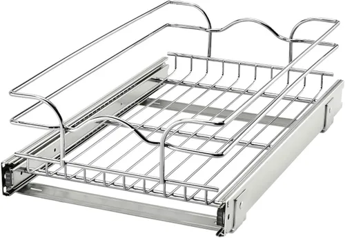 Miniatura 19 de Rev-A-Shelf Estante extraíble para armario de cocina de 2 niveles y organizador de cajones, cesta de almacenamiento de despensa deslizante en varios