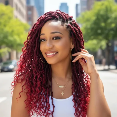 Miniatura 32 de Fulcrum Goddess Locs Cabello de Ganchillo de 10 Pulgadas, 8 Paquetes Nuevo Locs Sintéticos de Ganchillo para Mujeres Negras, Locs de Ganchillo