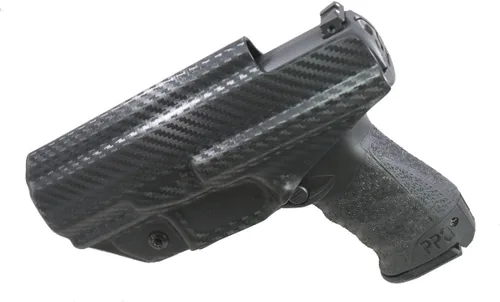 Miniatura 2 de Fierce Defender IWB Kydex Holster Walther PPQ The Winter Warrior Series - Fabricado en Estados Unidos - Se adapta a M1 y M2 Fibra de carbono