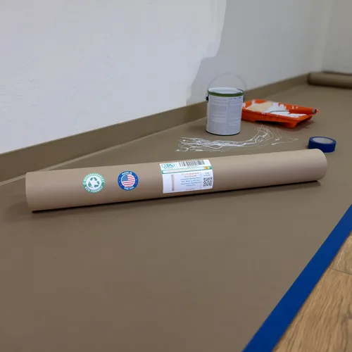 Miniatura 12 de Película protectora de alfombra de 24 pulgadas x 200 pies, 3 mil (400 pies cuadrados) - Protección de alfombras autoadhesiva hecha en Estados Unidos