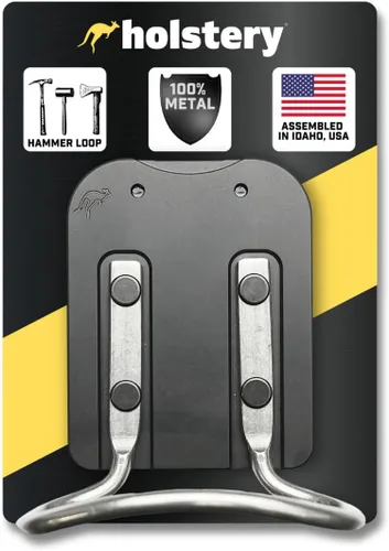 Holstery HammerMaster | Bucle Porta Martillo - Funda de Cinturón con Clip para Herramientas Sostiene Martillos, Hacha o Mazo