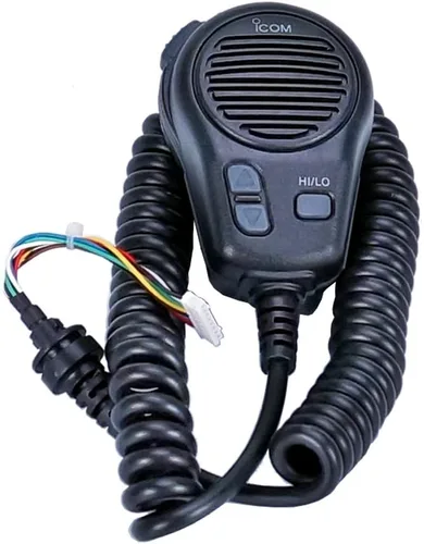 Icom 12990122 Micrófono de mano estándar F/m424 - Negro