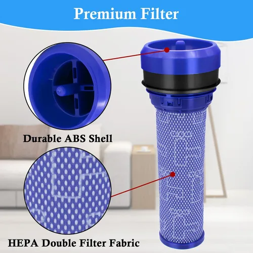Miniatura 2 de ilovelife Filtro premotor de 2 piezas para aspiradora absoluta Dyson DC37, DC39, DC28, DC53, accesorio para aspiradoras, filtro HEPA lavable, número