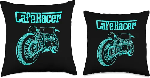 Miniatura 3 de Cafe Racer Biker Men Women Adult Teens Boys Girls Kids Youth Throw Pillow