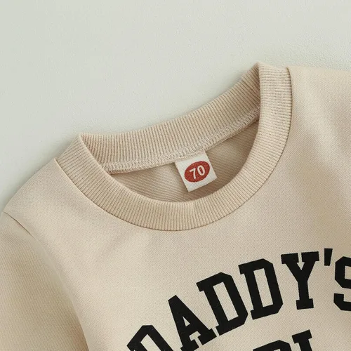 Miniatura 44 de Conjunto de sudadera con estampado para bebé y niña, sudadera larga para otoño e invierno