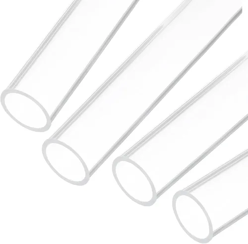 Miniatura 34 de MECCANIXITY Tubo Redondo Rígido Transparente de Acrílico 6mm (1/4") ID 8mm (5/16") OD 356mm para Lámparas y Linternas, Sistema de Refrigeración por