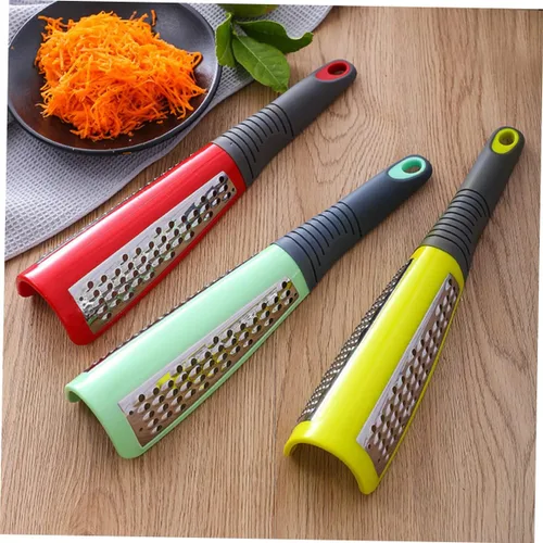 Miniatura 8 de Cortadora de queso de ajo de acero inoxidable aleatorio, acero inoxidable eficiente para cepillar vegetales, herramienta de cocina compacta fácil