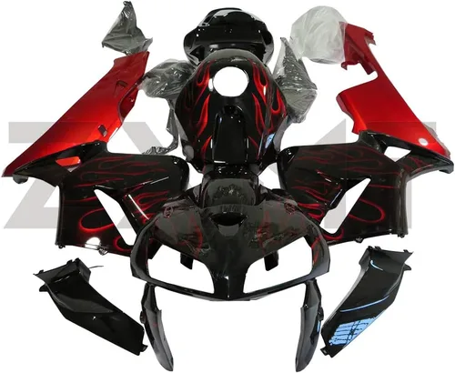 Miniatura 9 de F5 ABS pintado rojo brillante kit carenado completo carenados motocicleta para Honda CBR600RR 2005 2006 inyección con pernos