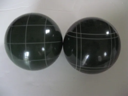BuyBocceBalls Listado - Fabricado en Estados Unidos, torneo de calidad premium - Paquete de 2 de repuesto - EPCO Bolas de bochas con tiras cruzadas