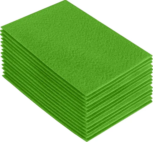Miniatura 59 de FabricLA Hojas de fieltro acrílico para manualidades, cuadrados de fieltro precortados suaves de 4 x 4 pulgadas (3.9 in x 3.9 in), utiliza hojas