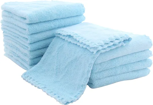 Paquete de 12 paños para bebé, extra absorbentes y suaves, para recién nacidos, bebés y niños pequeños, adecuados para la piel del bebé y recién
