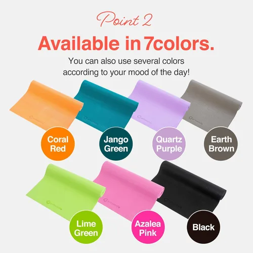 Miniatura 3 de Esterilla de yoga Primasole con correa de transporte para yoga, pilates, fitness y ejercicios en el suelo en casa y gimnasio, antideslizante, 9