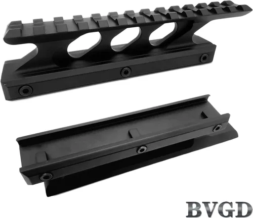 Miniatura 5 de Picatinny Riser Mount 1 pulgada de alto perfil de montaje de alcance base elevadora Weaver Picatinny Rail hacia adelante que se extiende