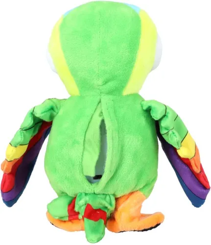 Miniatura 5 de La Granja De Zenon - Pepe Interactivo Loro 20CM - Peluche Musical - Repetir, Caminar y Tocar Canciones - El Reino Infantil
