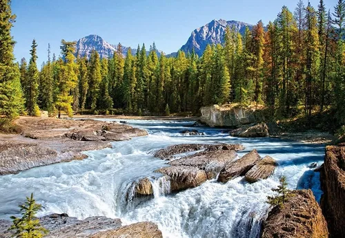 Miniatura 2 de Castorland Rompecabezas de 1500 piezas, río Athabasca, Parque Nacional Jasper, Canadá, montañas y río, rompecabezas para adultos, C-150762-2