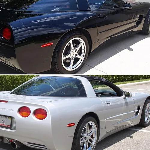 Miniatura 6 de Xinctai Luz de Marcador Lateral LED para Parachoques Trasero Señal de Giro Compatible con Chevrolet Chevy Corvette C5 Z06 1997 1998 1999 2000 2001