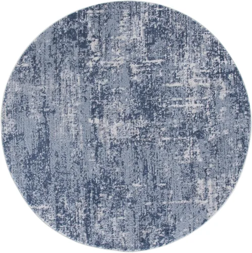 Miniatura 53 de SAFAVIEH Amelia Collection ALA700A - Alfombra decorativa de 2'2" x 4', diseño moderno abstracto, color marfil y azul, no desprende pelusa y de fácil