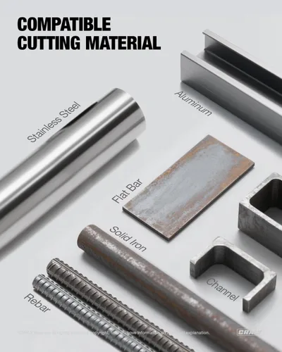 Miniatura 6 de CRALY Ruedas de corte de 6 pulgadas para cortar metal y acero inoxidable, disco de corte de metal ultrafino de grado profesional para amoladora