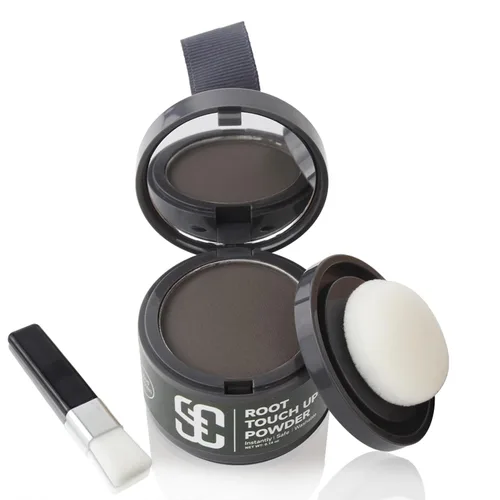 Miniatura 36 de Polvo de línea capilar instantáneo en polvo para sombra de línea capilar, cobertura de cabello gris, toque de cabello en polvo para cabello fino 3