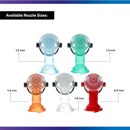 Miniatura 3 de 3M Accuspray - Recambios de boquilla de pistola de pintura para PPS 2.0, 26612, 0.047 pulgadas, color azul, uso con sistema de pistola