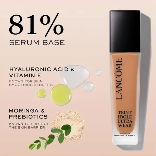 Miniatura 5 de Lancôme Teint Idole Ultra Wear Natural Matte Foundation - Base mate natural, de larga duración, cobertura media a completa, acabado natural, fórmula