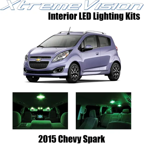 Miniatura 9 de XtremeVision LED interior para Chevy Spark 2015+ (4 piezas) kit de LED interior azul + herramienta de instalación