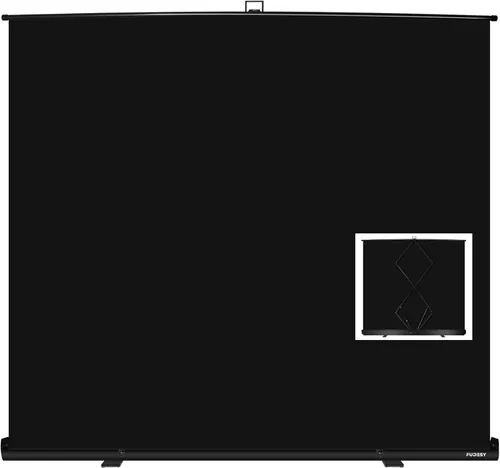 FUDESY Pantalla de fondo grande plegable de 78.7 x 90 pulgadas, panel retráctil portátil, resistente a las arrugas, fondo de fotos desplegable con