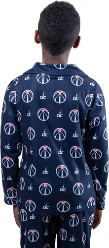 Miniatura 2 de Ultra Game Youth NBA Official 2-Piece Super Soft Button Down Pajamas Set