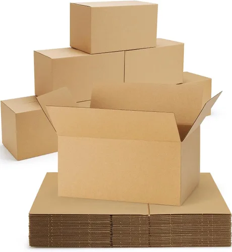 Miniatura 22 de Paquete de 40 cajas de envío pequeñas de 6x4x4, cajas de cartón corrugado para embalaje para pequeñas empresas, cajas marrón para envíos por correo