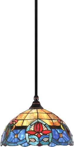 Miniatura 9 de Toltec Lighting Tallo Colgado Mini colgante, acabado de cobre negro, 3.5" cuadrado humo burbuja vidrio