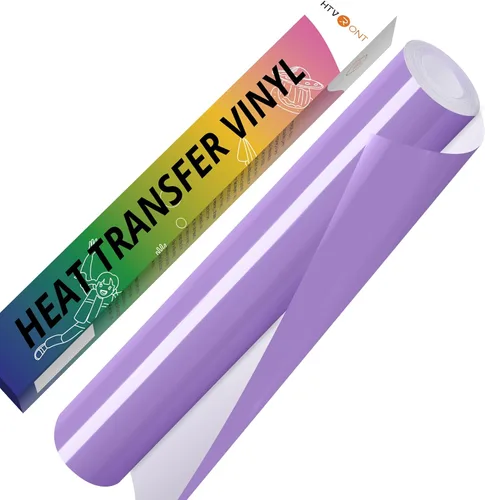 Miniatura 21 de HTVRONT Vinilo HTV de transferencia de calor blanco - 30,5 cm x 36,6 metros de vinilo blanco para planchar para camisetas, rollo de vinilo HTV